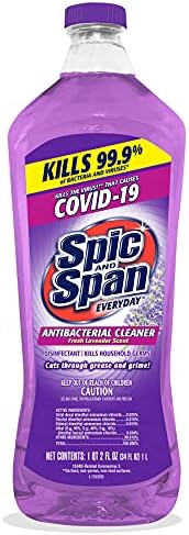 SPIC AND SPAN Lavender Antibacterial Pourable, 34 Fl Oz