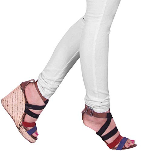 Image of FCK-3 Stretchable Denim Pencil Fit Regular Fit High Waist Jeans for Women