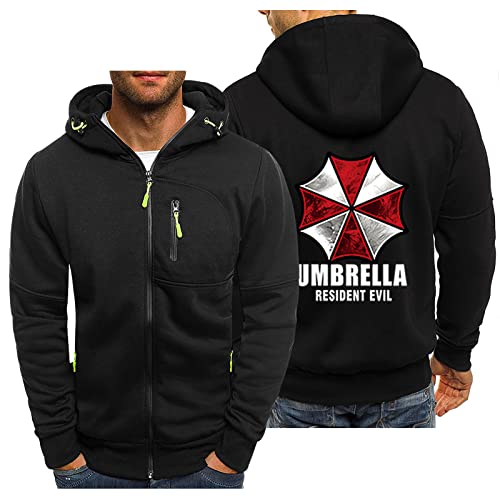 Resident Evil Style Herren Lederjacke - Motorradlook Für Herbst & Winter