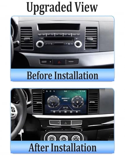 Autoradio Android Auto Mitsubishi Lancer 10 Pantalla GPS Bluetooth 4 Nuclear 5