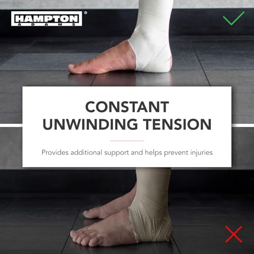 Image of Hampton Adams | As Seen on Shark Tank | Original Athletic Sports Tape (3-Pack) | 45ft Rolls | Very Strong Easy Tear NO Sticky Residue | Best Tape for Athlete & Trainers | Fingers Ankles