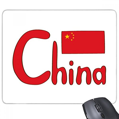 Drapeau Chinois Tapis de Souris Motif Rouge Idée Cadeau Bureau