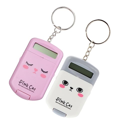 CLISPEED Mini Calculatrice Porte-clés