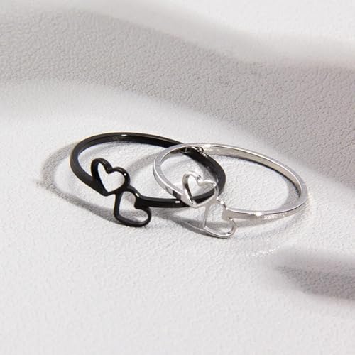 Bijoux engagement et anniversaire : bague cœur ar - 2