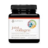 Youtheory Joint Collagen - Vegetarian Collagen Supplement with NEM Eggshell Membrane & Boswellia Extract - Dairy, Soy & Gluten Free - 60 Vegetarian Capsules