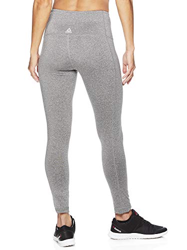 image for Reebok Women's High Rise Workout Leggings - High Waisted Yoga & Fitnes