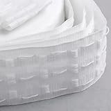 Hoonng 39 Feet Curtain Tape, 3” Pencil Pleat Drapery Header Tape
