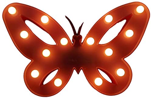 Preisvergleich Produktbild Kinder Beleuchtung rot BUTTERFLY