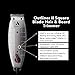 Andis 04685 Professional Outliner ll Square Blade Beard Trimmer - Blade Zero Gapper, Carbon Steel Blade - Grey