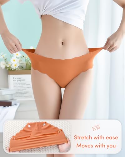 Adorel Teen Girls Seamless Underwear No Show Panties Tagless Pack of 64