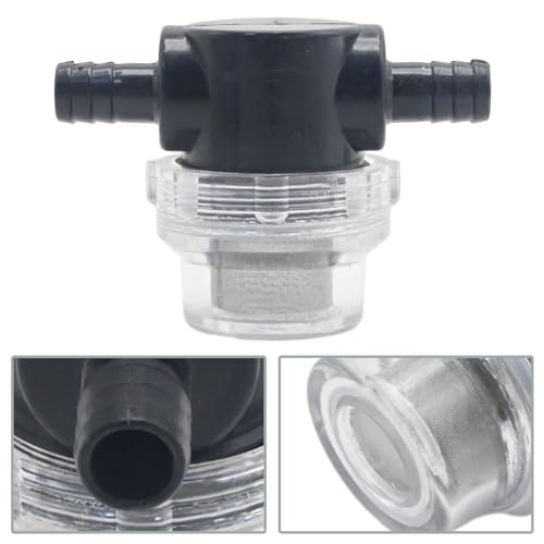 Image of Hoypeyfiy 1 /2 Inches Water Pump Strainer 2PCS for 12V DC 80 PSI Camper Marine Boat Lawn, 80 Mesh Filter