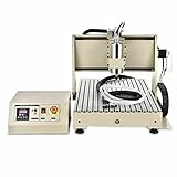 4 Axis CNC 6040 Router Metal Engraving Machine Drilling Milling Machine Engraver, Engraver Engraving Mill/Drilling Machine + RC for PCB Badges Bronzing Plate etc