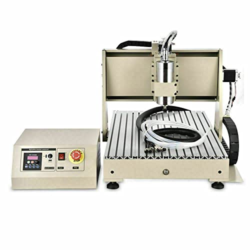 4 Axis CNC 6040 Router Metal Engraving Machine Drilling Milling Machine Engraver, Engraver Engraving Mill/Drilling Machine + RC for PCB Badges Bronzing Plate etc