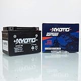 Suministrado listo para usar Kyoto - Batteria per scooter Kymco 50 Vitality 2T 2004-2018 GTX4L-BS SLA / 12V 3Ah