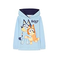 Bluey Hoodie Boys Girls Cotton Kids Hoody (5-6 Years) Blue