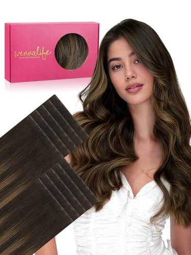 Image of WENNALIFE Invisi Edge 8cm Tape in Hair Extensions Human Hair