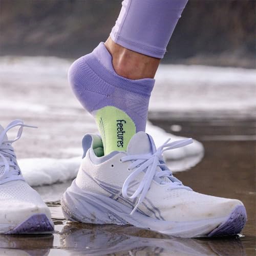 Image of Feetures Elite Light Cushion No Show Tab Sock Wave