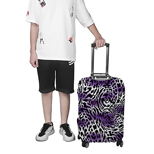 Housse de valise imprimé léopard S lavable accessoire anti-poussière - 4