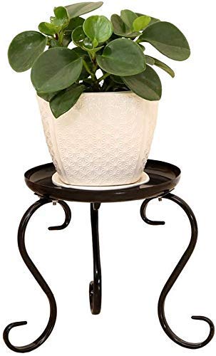Grande base de fleurs vase noir pour agencement horticole chic