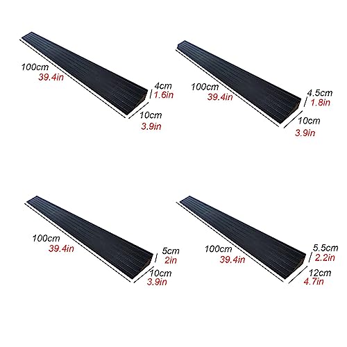 Rampa portátil para bordillo 100x12x5.5cm amarilla miniatura 2