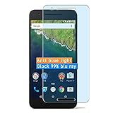  Vaxson 4 Unidades Protector de Pantalla Anti Luz Azul, compatible con Google Nexus 6P HUAWEI [No Vidrio Templado ] Nuevo Película Protectora Film Guard