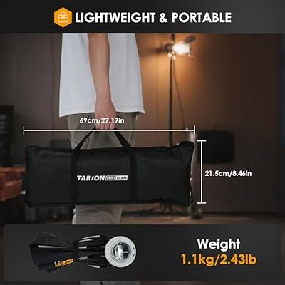 TARION Quick Release Octagonal Softbox - Bowens Mount Softbox with Diffusers/Honeycomb Grid/Carrying Bag for Live Streaming, Photography, Videography (Octagonal 35.4/90cm)