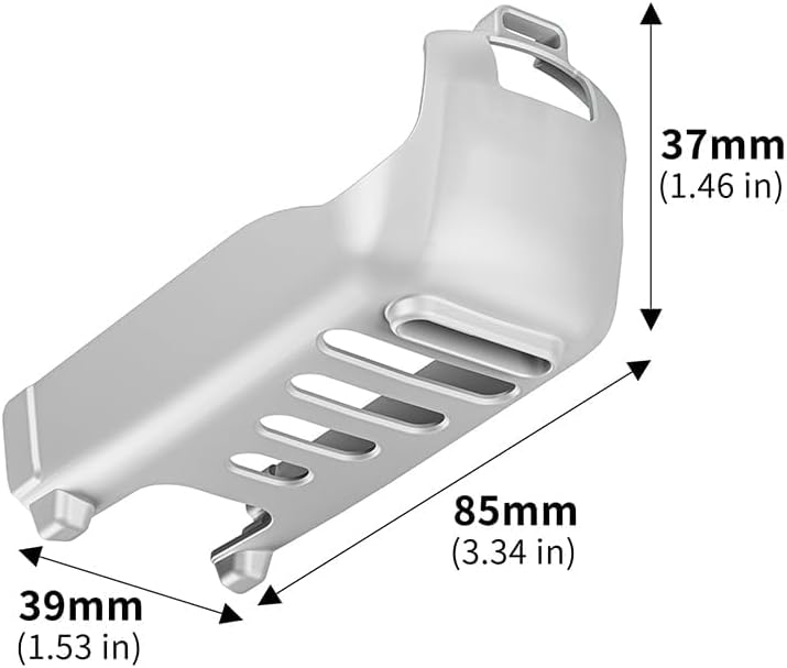 Drone Down Shell Cover for DJI Neo Drone Battery Drop-Proof Quick Release Protector Guards Accessory (Gray)