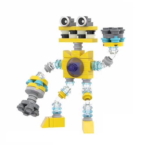 My Singing Monsters �r���f�B���O �u���b�N ���f�� �L�b�g�AWubbox �����X�^�[ �r���f�B���O �u���b�N �\�z�Z�b�g�A�j�̎q�Ə��̎q�ւ̃v���[���g�ɍœK�ł��B(97 Pcs)