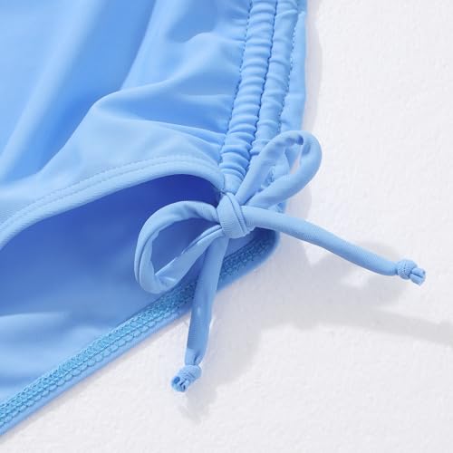 Image of Weixinbuy Girl's One Piece Swimsuits with Mesh Skirt Bathing Suits Swimwear with Cover Up for Girls 9-16 Years
