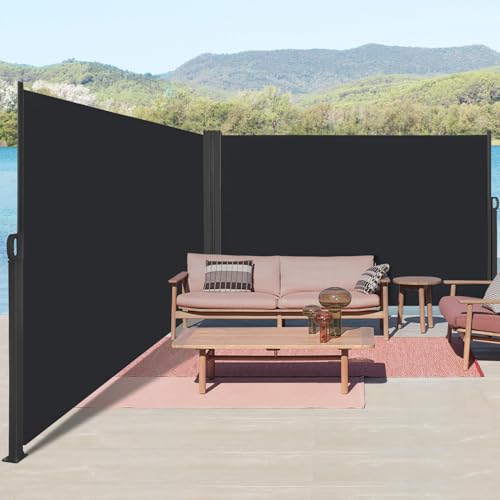 Kidsgigglz Doppelseitenmarkise Ausziehbar,200x600cm Blickdichter...