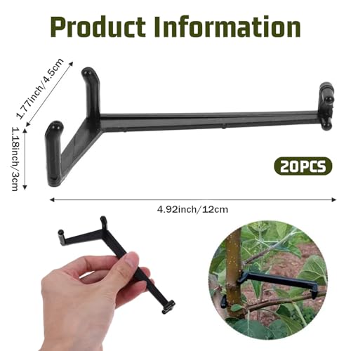 20 Separadores Ajustables para Ramas de Árboles Frutales miniatura 2