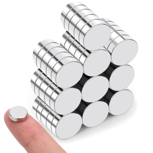 Image of TRYMAG 50Pcs Small Fridge Magnets, 10x3mm Strong Neodymium Magnets
