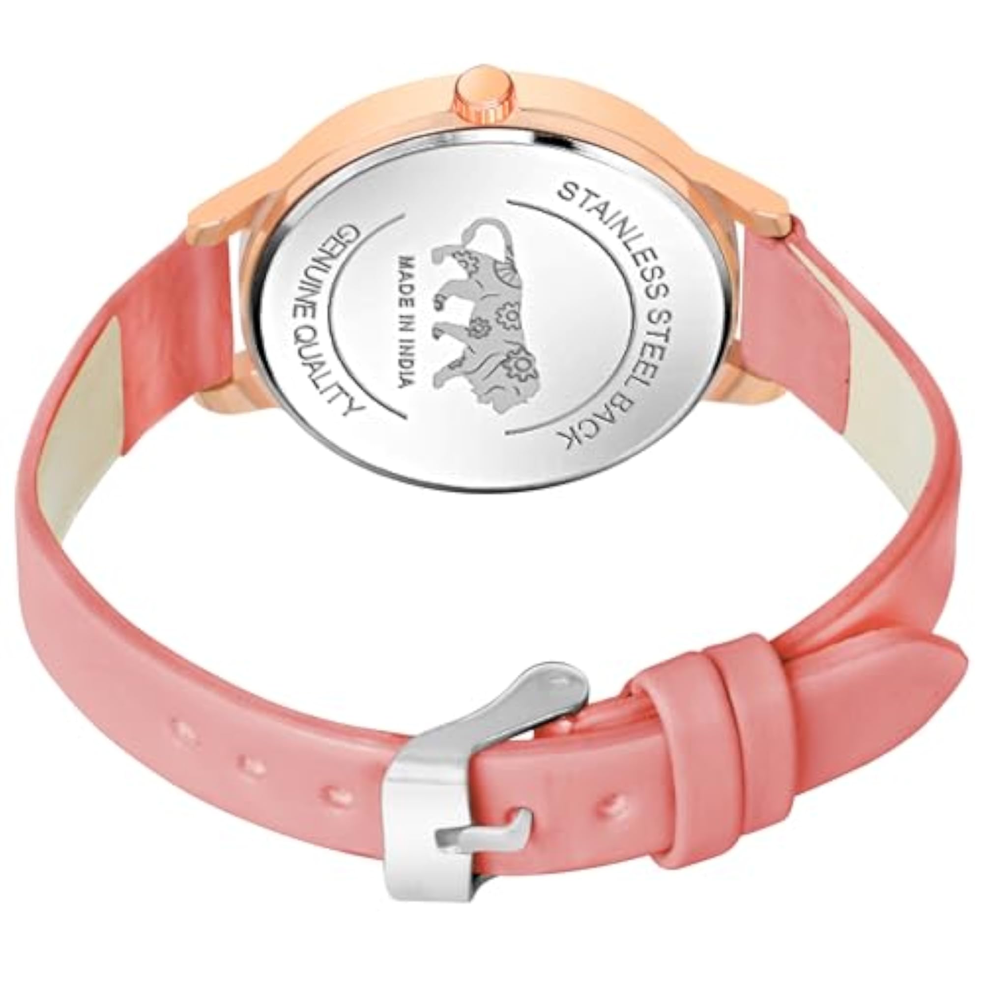 Girls' Diamond Analog Watch with Flower Dial