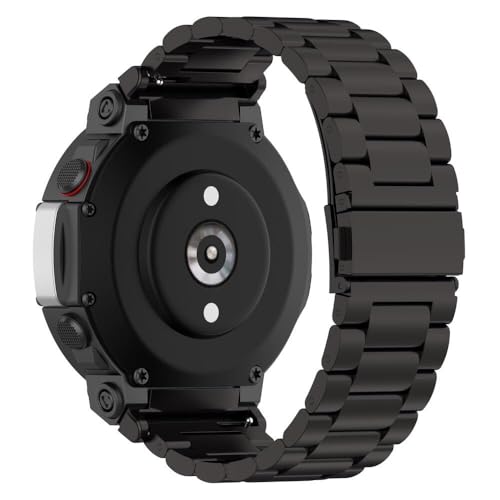 Image of YODI Strap Band Compatible with Amazfit T-Rex 2 Smartwatch Only Soft Silicone | Nylon | Chain | Leather Watch Straps with Installation Adjuster Tool For Amazfit TRex 2