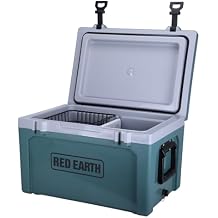 GiNT Ultra-Light Hard Cooler Insulated Portable Ice Chest | 26QT with Shoulder Strap / 52QT with Basket & Ice Packs | for Beach, Boat, Fishing, BBQ, Camping