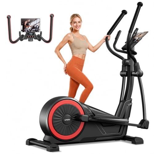 Silent Magnetic Elliptical with Heart Rate Grips