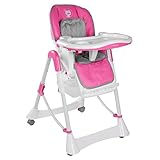 Hochstuhl zusammenklappbar und somit platzsparend zu verstauen, Gewicht: ca. 8,9 kg