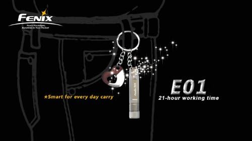 Fenix FNX-E01BK E Series LED Flashlight, Black