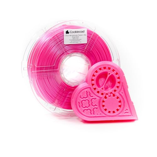 Cookiecad Pixie Dust ABS, Shiny, Pink Iridescent Holographic ABS, 3D Printer Filament 1.75mm, 1kg