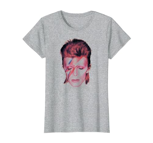 David Bowie - The Prettiest Star T-Shirt, Women, Heather Grey, X-Small