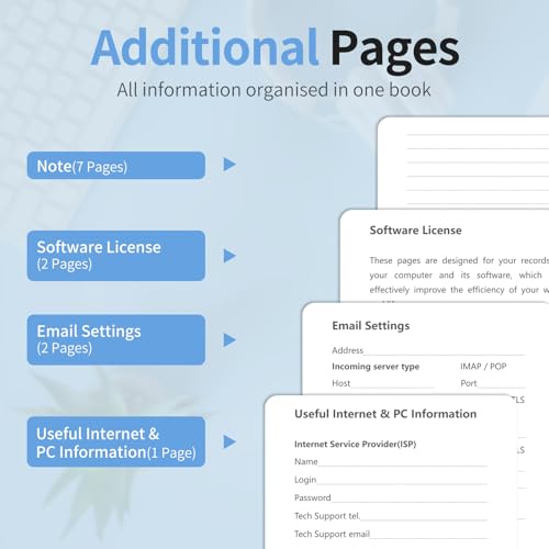 Blugool BLPS01 Password Book With Alphabetical Tabs thumb #4