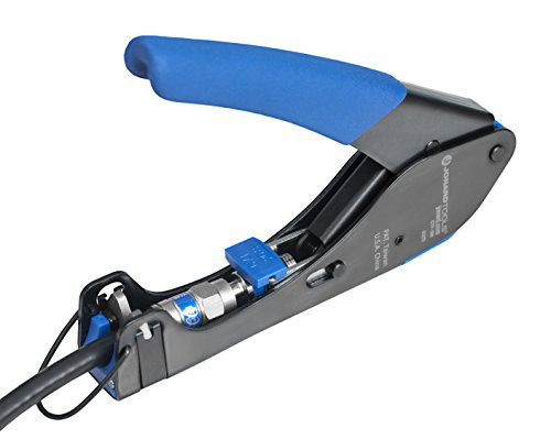 Jonard Tools CTF-180, 360 Degree Compression Tool for Coaxial Cable RG59 and RG6 F Connectors