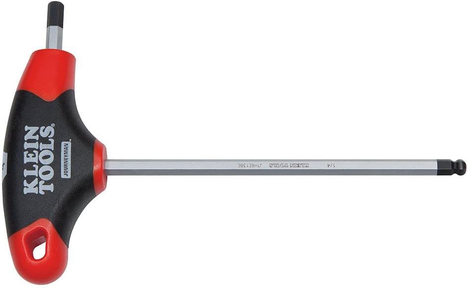 JTH6E17BE 1/2-Inch Ball End Hex Key with Journeyman T-Handle, 6-Inch