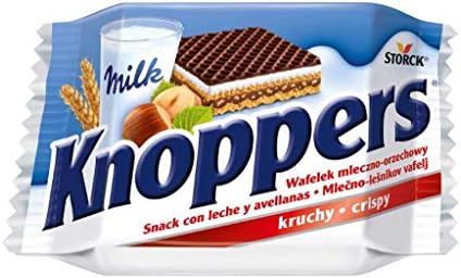 Knoppers Wafer With Milk & Hazelnut Flavour, 25 grams