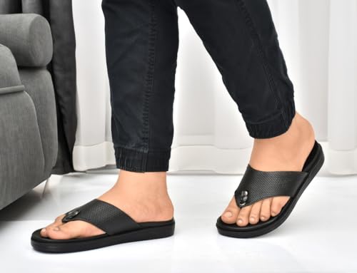 Image of HEALTH FIT Super Soft Ortho Care Bounce Back Anti-Skid Water Resistant Slippers /Doctor Chappal & Footwear-Men 116