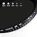 K&F Concept 58mm Variable Neutral Density Filter Slim Fader ND Filter 58mm ND2 to ND32 for Camera Lens NO X Spot,Nanotec,Ultra-Slim,Weather-Sealed
