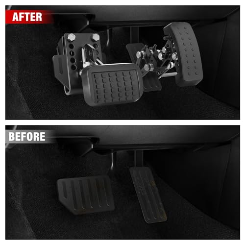 ROADGIVE Universal Fit Gas and Brake Pedal Extenders for Short Drivers People, New Upgraded Anti Slip Adjustable Length and Angle Brake Pedals Extenders for Cars, Go-Karts by ROADGIVE - Used condition - Image 6