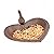 Fallen Fruits BIRD BATH HEART SHAPE