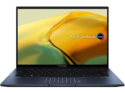 ASUS ZenBook 14 OLED Ordinateur portable 14" Écran tactile OLED 2,8 K, processeur Intel Evo Platform Core i7-1260P, carte graphique Intel Iris Xe, 16 Go de RAM, SSD PCIe 512 Go, Windows 11 Home
