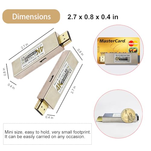 Image of 4K HDMI Over Fiber Extender Kit, 300m Long Distance Transmission with OM3 Cable, Support 4K@30Hz for Home Theater Digital Signage, HDMI 1.4 / HDCP 1.2, Mini Design with Broadcasting, a Pair